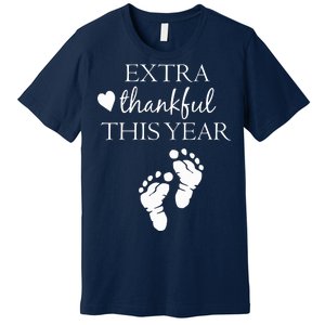 Extra Thankful This Year Pregnancy Premium T-Shirt