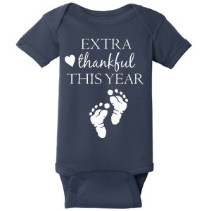 Extra Thankful This Year Pregnancy Baby Bodysuit