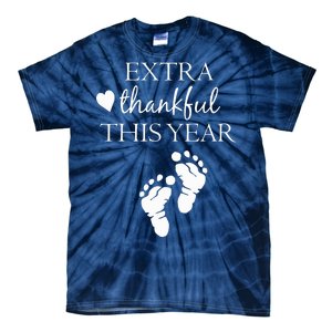 Extra Thankful This Year Pregnancy Tie-Dye T-Shirt