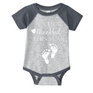 Extra Thankful This Year Pregnancy Infant Baby Jersey Bodysuit