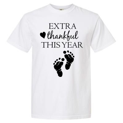 Extra Thankful This Year Pregnancy Garment-Dyed Heavyweight T-Shirt