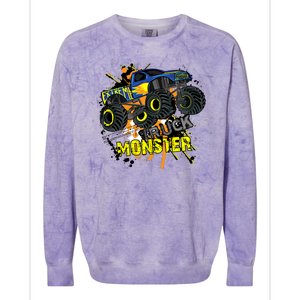 Extreme Monster Truck Colorblast Crewneck Sweatshirt