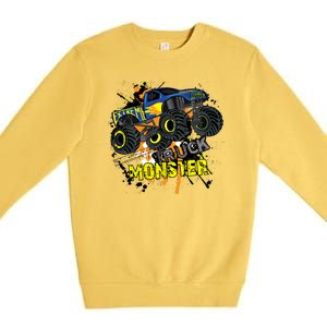 Extreme Monster Truck Premium Crewneck Sweatshirt