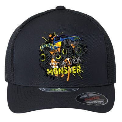 Extreme Monster Truck Flexfit Unipanel Trucker Cap