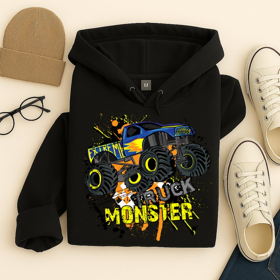 Extreme Monster Truck Hoodie