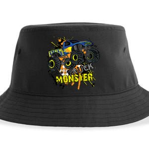 Extreme Monster Truck Sustainable Bucket Hat