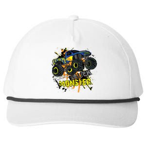 Extreme Monster Truck Snapback Five-Panel Rope Hat