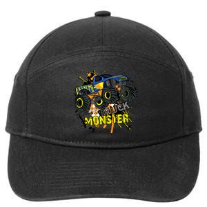 Extreme Monster Truck 7-Panel Snapback Hat