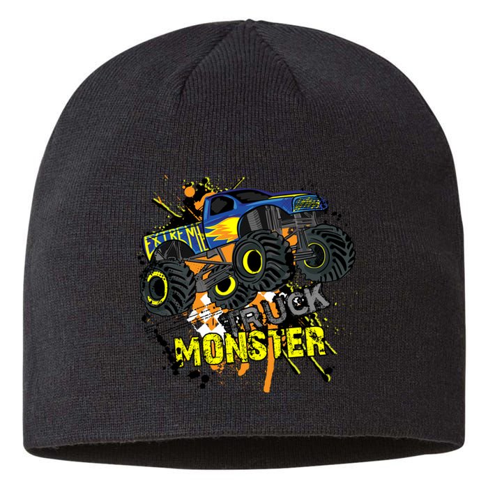 Extreme Monster Truck Sustainable Beanie