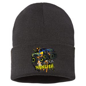 Extreme Monster Truck Sustainable Knit Beanie