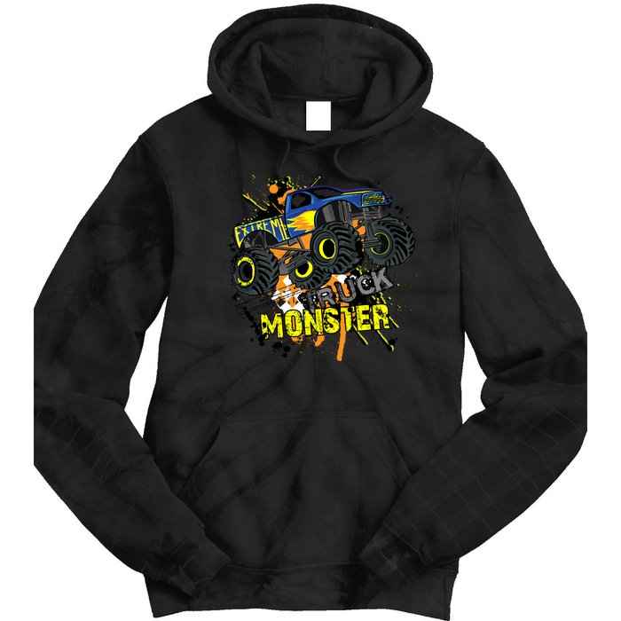 Extreme Monster Truck Tie Dye Hoodie