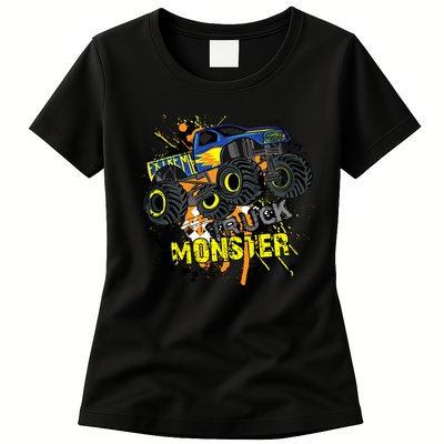 Extreme Monster Truck Womens T-Shirt
