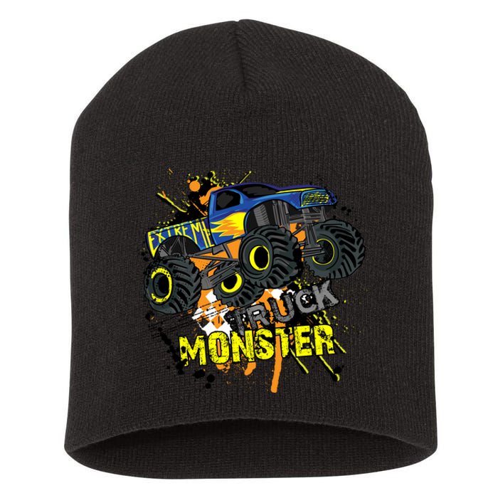 Extreme Monster Truck Short Acrylic Beanie