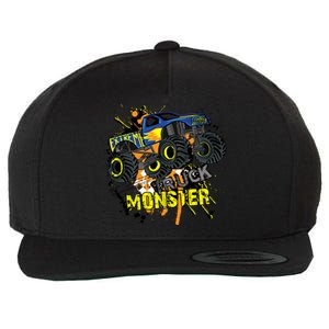 Extreme Monster Truck Wool Snapback Cap