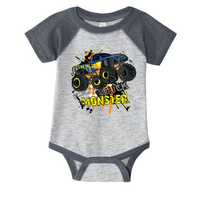 Extreme Monster Truck Infant Baby Jersey Bodysuit