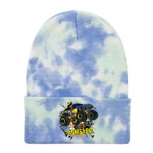 Extreme Monster Truck Tie Dye 12in Knit Beanie