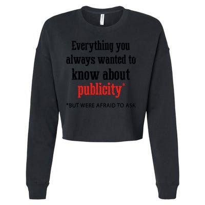 Everything You Always Wanted To Know About Publicity Cropped Pullover Crew