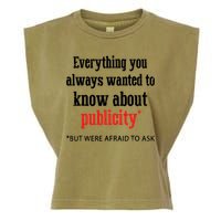 Everything You Always Wanted To Know About Publicity Garment-Dyed Women's Muscle Tee