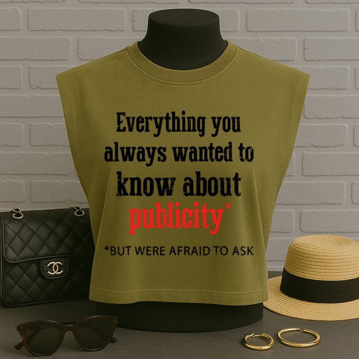 Everything You Always Wanted To Know About Publicity Garment-Dyed Women's Muscle Tee