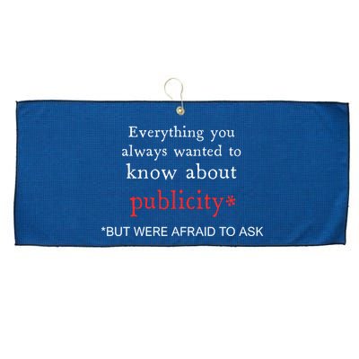 Everything You Always Wanted To Know About Publicity Large Microfiber Waffle Golf Towel