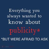 Everything You Always Wanted To Know About Publicity Poster