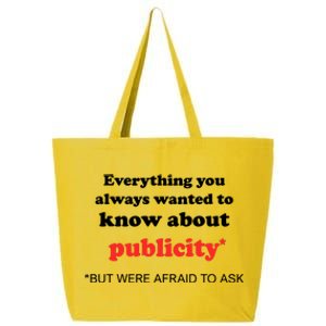 Everything You Always Wanted To Know About Publicity 25L Jumbo Tote