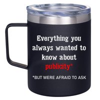 Everything You Always Wanted To Know About Publicity 12oz Stainless Steel Coffee Mug