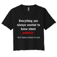 Everything You Always Wanted To Know About Publicity Crop Top
