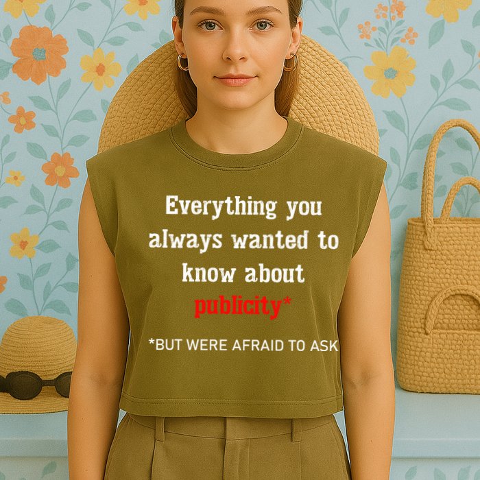 Everything You Always Wanted To Know About Publicity Garment-Dyed Women's Muscle Tee