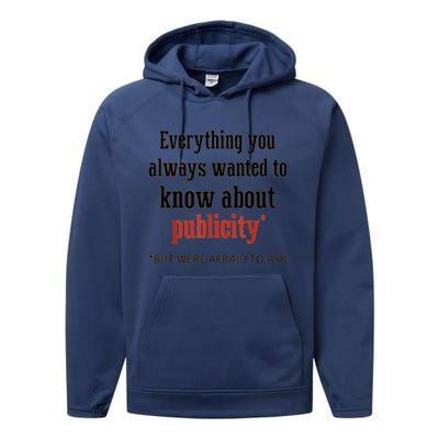 Everything You Always Wanted To Know About Publicity Performance Fleece Hoodie