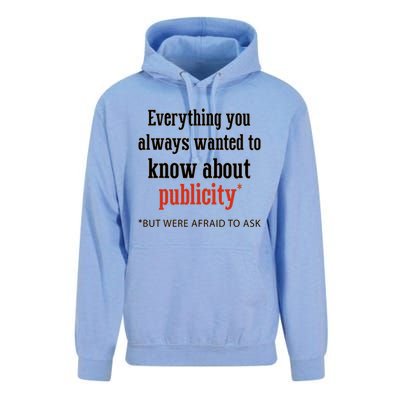 Everything You Always Wanted To Know About Publicity Unisex Surf Hoodie