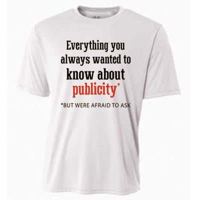 Everything You Always Wanted To Know About Publicity Cooling Performance Crew T-Shirt