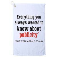 Everything You Always Wanted To Know About Publicity Golf Towel