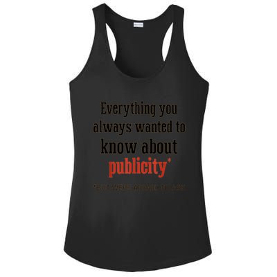 Everything You Always Wanted To Know About Publicity Ladies PosiCharge Competitor Racerback Tank