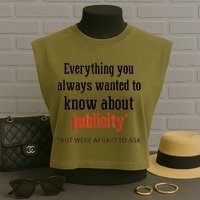 Everything You Always Wanted To Know About Publicity Garment-Dyed Women's Muscle Tee