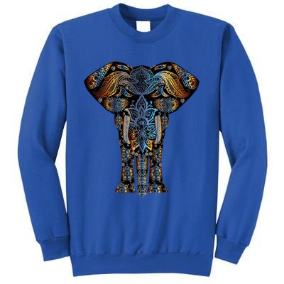 Elephant Yoga Animal Print Art Tee Cool Gift Sweatshirt