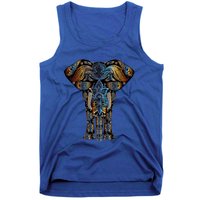 Elephant Yoga Animal Print Art Tee Cool Gift Tank Top