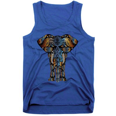 Elephant Yoga Animal Print Art Tee Cool Gift Tank Top