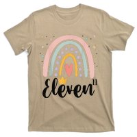 Eleven Year Birthday Rainbow Party Family 11 Year Old T-Shirt