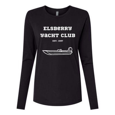 Elsberry Yacht Club Womens Cotton Relaxed Long Sleeve T-Shirt