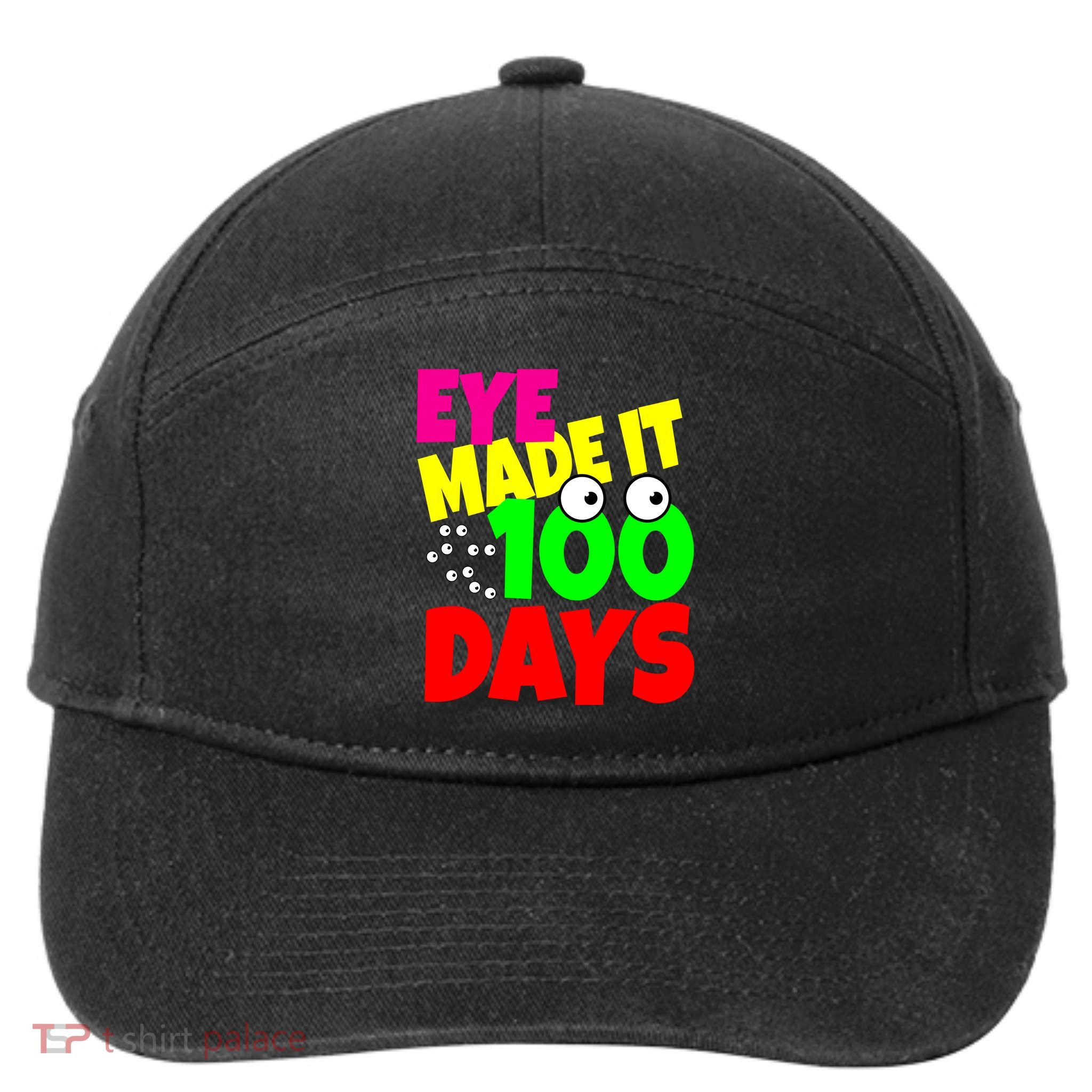 Eye Made It 100 Days Of school 7-Panel Snapback Hat
