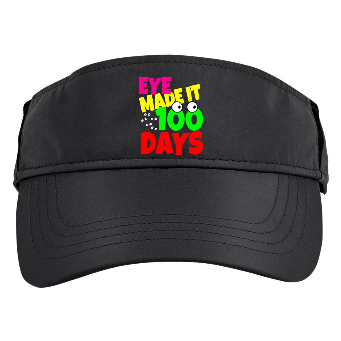 Eye Made It 100 Days Of school Adult Drive Performance Visor