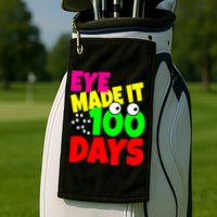Eye Made It 100 Days Of school Golf Towel