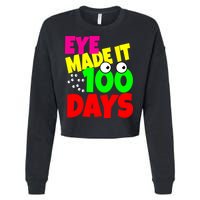 Eye Made It 100 Days Of school Cropped Pullover Crew