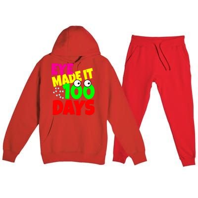 Eye Made It 100 Days Of school Premium Hooded Sweatsuit Set