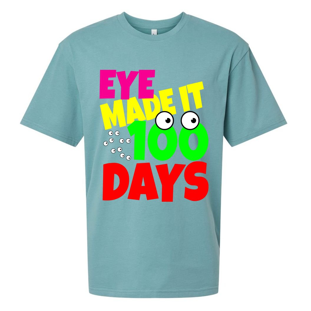 Eye Made It 100 Days Of school Sueded Cloud Jersey T-Shirt