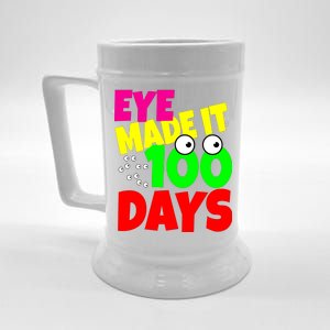 Eye Made It 100 Days Of school Beer Stein