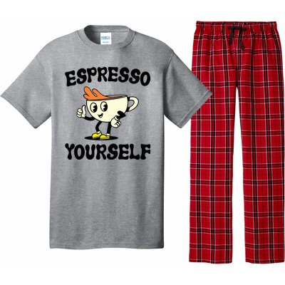 Espresso Yourself Funny Coffee Lover Pajama Set