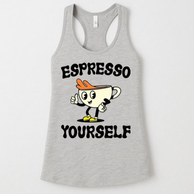 Espresso Yourself Funny Coffee Lover Womens Tank Top
