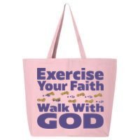 Exercise Your Faith Walk With God Christian 25L Jumbo Tote